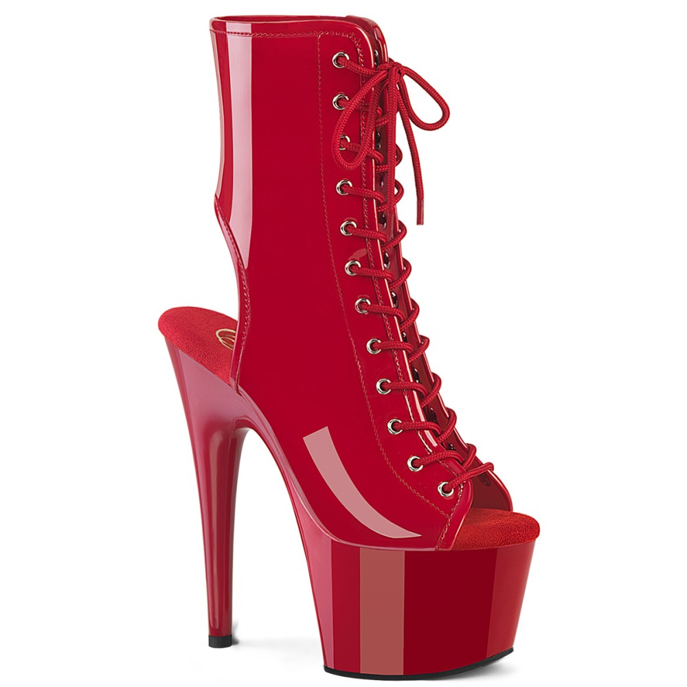 Pleaser ADORE 1016 Platform Boots Red